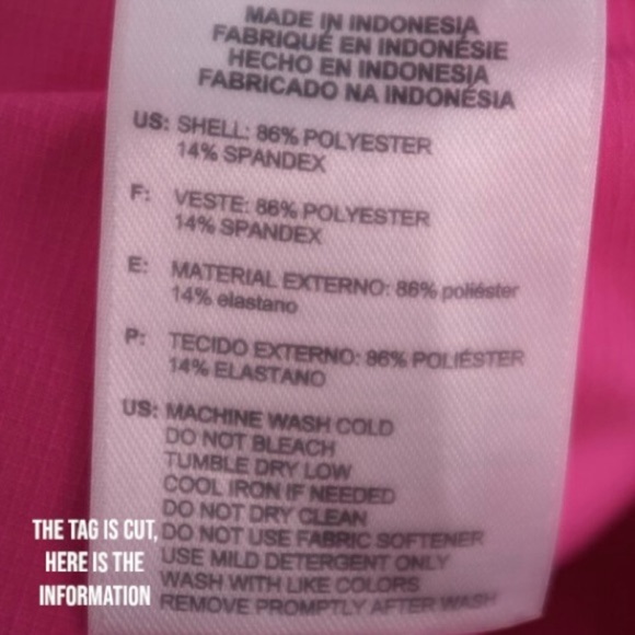 Adidas, Pull On Golf Skort, Size Medium, Pink & White  🏌️‍♀️ - Picture 8 of 10